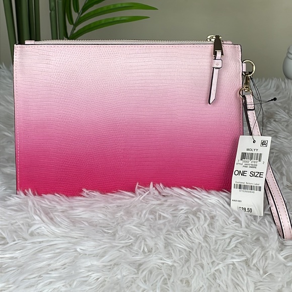 INC International Concepts ~ Molyy Wristlet ~ Pink Ombré ~ NWT! - Picture 4 of 9